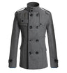 2022 New Men's Wool Overcoat Long Suit Men Woolen Windbreaker Man Woollen Coat Outer for Men Casual Wear Brand Mens Clothing