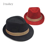 2019 Straw Cap Baby Hats Children Jazz Cap Bucket Hat Sun Cap Summer Hat For Girls Boys Panama Hat Photography Props