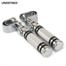 1-1 1/4" Chrome Motorcycle Highway Foot Pegs Clamp Engine Crash Bar Engine Guard Footrest Mount For Harley Chopper Bobber Custom