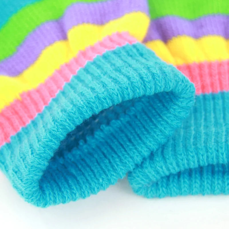 HotSelling children accessories Candy Color Autumn Winter Thermal Children's Gloves Girls Boys Gloves Keep Warm Kid's Mittens