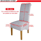 1/2/4/6 Pieces Real Velvet Fabric XL Size Chair Cover Big Size Long Back Europe Style Seat Chair Covers For Restaurant Hotel