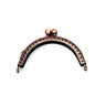 5 Pcs/Lot 8.5 CM Size Double Bead Semicircular Metal Purse Frame Kiss Clasp Clutch DIY Bag Accessory