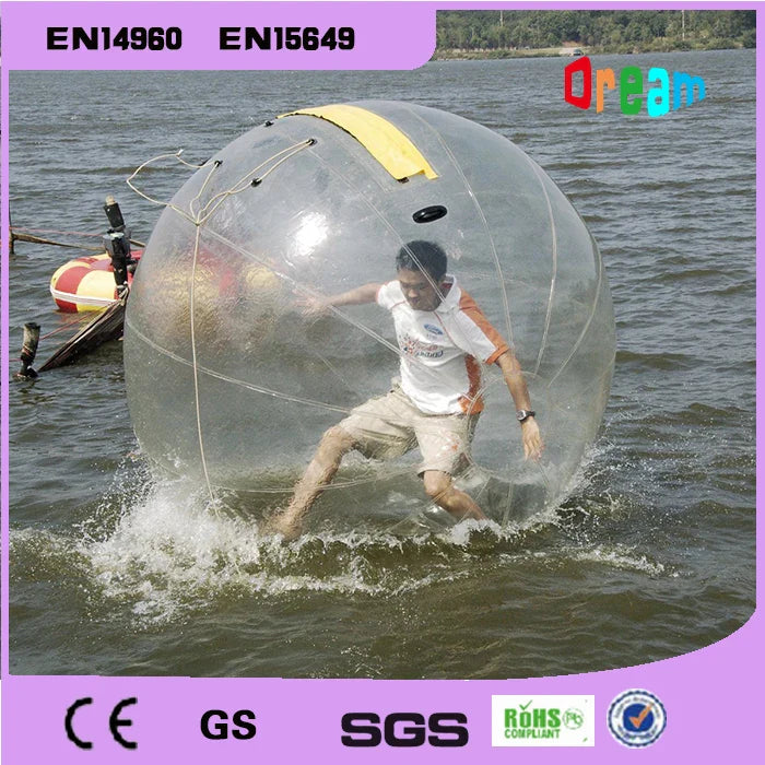 Free Shipping 2m Inflatable Eater Paint Ball Inflataer Water Walking Ball Walking On Water Ball Water Balloon Zorb Ball