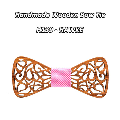 Mahoosive New Floral Wood Bow Ties for Men Bowtie Hollow Butterflies Wedding suit wooden bowtie Shirt krawatte Bowknots Slim tie