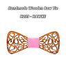 Mahoosive New Floral Wood Bow Ties for Men Bowtie Hollow Butterflies Wedding suit wooden bowtie Shirt krawatte Bowknots Slim tie