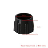 12Pcs 10-35mm Inner Diameter Black Round Furniture Chair Table Leg Foot Rubber Covers Floor Protectors Cap