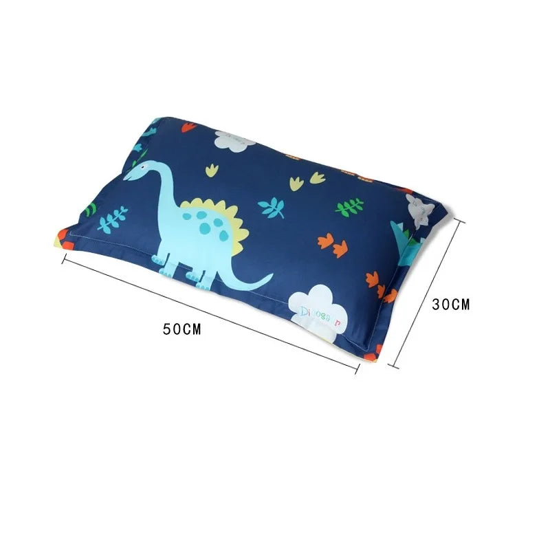 Cute Cartoon Children Pillowcase 30x50cm Baby Pillow Cover Soft Cotton Newborn Pillow Case 1 Piece Print Pillowcase For Infant