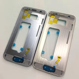 For Samsung Galaxy S7 G930 G930F Mobile Phone Plate Middle Frame For S7 Edge G935 G935F Housing Body Bezel Chassis With Adhesive