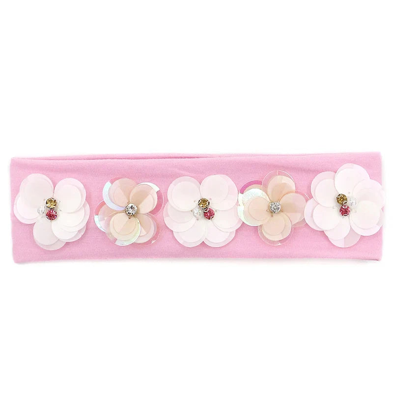 GZHilovingL 2018 Baby Girls Kids Soft Cotton Floral Headbands Headwear Spring Summer Child Hair band Accessories Photography