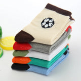 CHILDREN WIT Spring&Autumn Children Socks Cotton Football Student Boys Girls socks 3-12 Year Kids Socks 5 Pairs / Lot