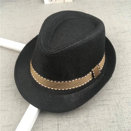 2019 Straw Cap Baby Hats Children Jazz Cap Bucket Hat Sun Cap Summer Hat For Girls Boys Panama Hat Photography Props