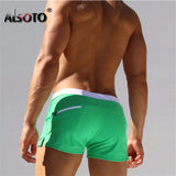 Sexy Beach Shorts Men Zipper Pocket swimsuit Mens Shorts Fast Dry Casual Boardshorts Joggers Trunks Summer Short homme masculino