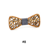 New arrival Fashion Apparel Accessories Ties Boys Wooden Bow ties Kids Children Bowties Butterfly Cravat Wood tie