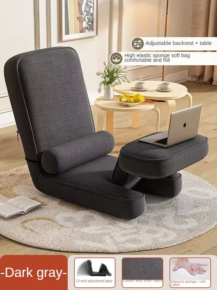 HY Lazyback Chair on Rollaway Bed College Student Dormitory Relic Tatami Single Bedroom Bay Window Sofa Recliner Chair daybed