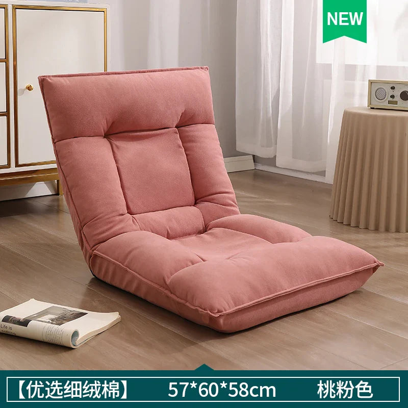 HY Lazyback Chair on Rollaway Bed College Student Dormitory Relic Tatami Single Bedroom Bay Window Sofa Recliner Chair daybed