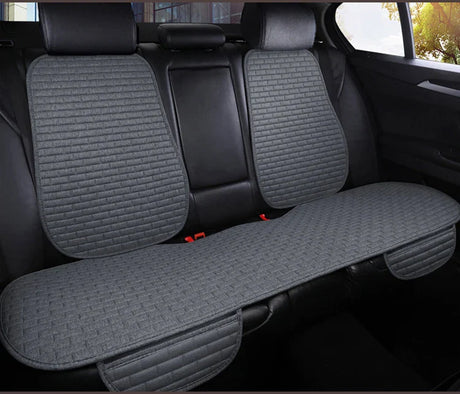 Car seat cover front/Rear Flax Seat Protect Cushion Automobile Seat Covers Mat Protect Pad Car Covers