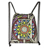 Mandala  / Hamsa Fatima Hand/ Buddha Lotus Flower backpack woman  Drawstring Bag girls Storage Bag Ladies  travel bag