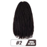 18inch Synthetic Afro Kinky Marley Braids Hair Soft Jumbo Crochet Braids Hair Extensions For Women Long Ombre Marley Twist Hair