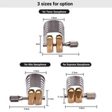 Muslady Single Screw Adjustment Saxophone  Fastener Clip Compact Sax Ligature for Tenor / Alto / Soprano Saxophone Mouthpiece