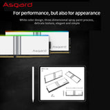 Asgard DDR4 RAM PC 8GBx2  16GBX2 3200MHz 3600MHz  RGB RAM Polar White  for Desktop