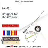 UV-9R Plus Antenna Nagoya NA-771 Dual Band VHF/UHF Walkie Talkies Antenna SMA-F for UV-9R Pro UV-XR BF-9700 Baofeng Accessory 9R