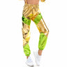 Women Shiny Metallic Joggers Pants Hip Hop Trouser Holographic Clothes Rave Festival Disco Pole Street Wear Dance Wear Sweatpant