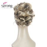 StrongBeauty Silver Short Natural Wave Ponytail Hair Extension With Claw Clip In Hairpiece COLOUR CHOICES