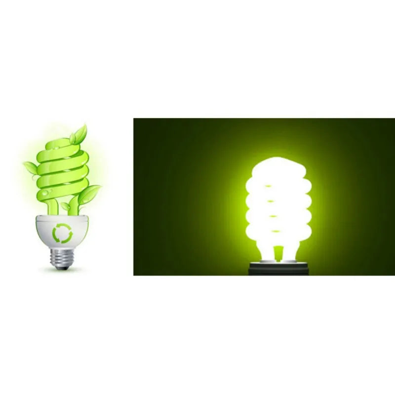 UV Glow Lamp Reptile Light Bulb Energy Saving Lamp Spiral Tube Bulb Home White Light Fluorescent Bulb 5.0 10.0 UVB 13W