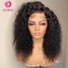 Kinky Curly Human Hair Wigs For Women Deep Wave Frontal Wig Water Wave Lace Front Wig 100% Brazilian Glueless Wigs On Promotion