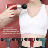 New Massage Gun Deep Tissue Percussion Muscle Massager For Pain Relief 48 Speeds LCD Touch Display USB Fascia Gun Body Massager