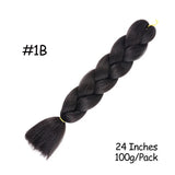 Mirra’s Mirror 24inch Synthetic Braiding Hair Extensions 10pcs Wholesale Colorful Braids Hair Jumbo Braid Hair Black Brown