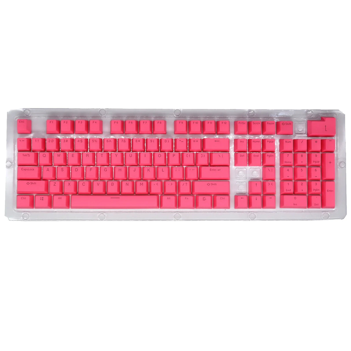 104 Keys Mechanical Keyboard PBT Keycaps Replacement Ergonomic Oil-resistant Gaming Keyboard Key Caps with Key Puller