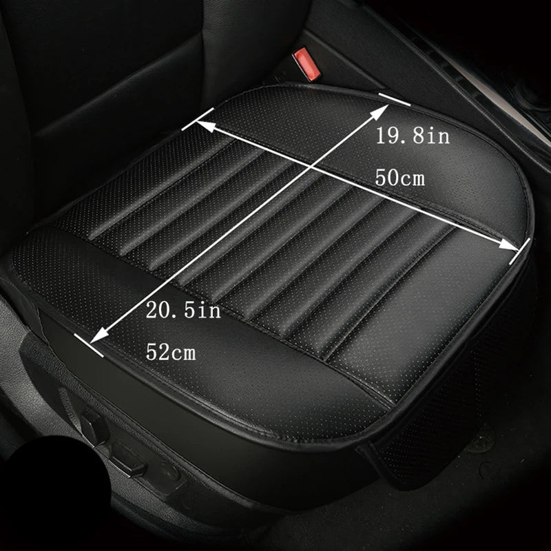 Ultra-Luxury Car Seat Protection Single Seat Without Backrest PU Senior Leather Car Seat Cover For Most Four-Door Sedan&SUV