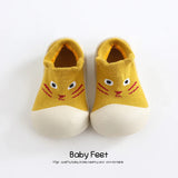 Baby sock Shoes Anti-slip Spring Cartoon animal Shoes Baby Girl baby boy Soft Rubber Sole shoes