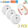 Tuya WiFi Smoke Sensor Fire Protection Top Smoke inlet Detector Smokehouse Combination Fire Alarm Home Security Firefighters