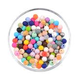 Silicone Bead Wholesale 500pcs/lot Silicone Beads 12mm & 15mm Round Shape Baby Teether Silicone BPA Free DIY Teething Accessory