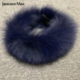 Winter Fashion Elastic Headband Fox Fur Headwear Racccoon Fur Women's Fluffy Real Fur Band S8300