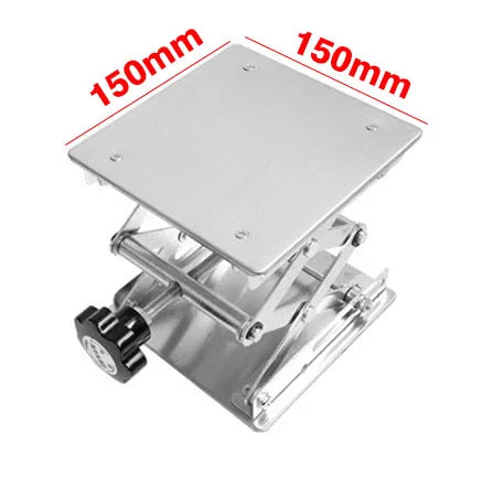 Stainless Steel Lifting Platform Laboratory Lifting Stand Scissor Rack Lab-Lift Table Size 150x150mm , 200x200mm