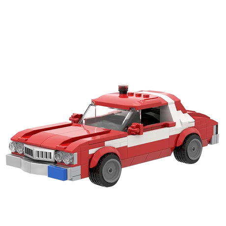 MOC Supercar Model Starskys Hutch 1976 Grans Torinos Building Blocks Racing Vehicle Speed Classic Decoration Kids Gift Toy