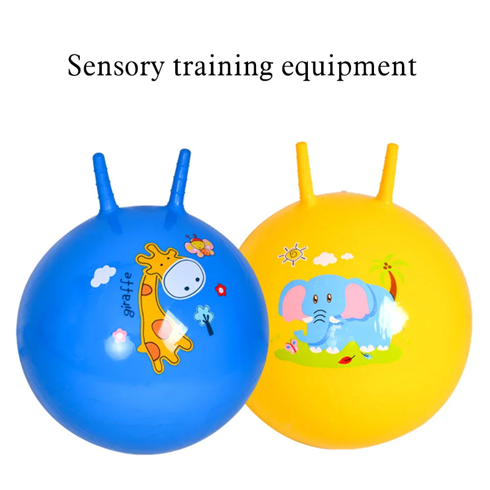 45-65Cm Hopper Ball for Kids Bouncing Jumping Balls with Handle Inflatable Ride-On Toys Hopping Sports Toys for Boys Girls Gift