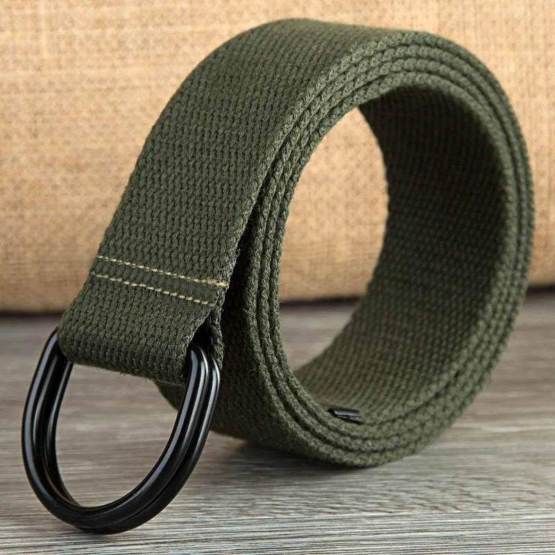 Plus Size 110 120 130 140 150 160cm Men Women Unisex Canvas Belt Outdoor Military Tactical Waist Belt for Jeans Waistband Pants