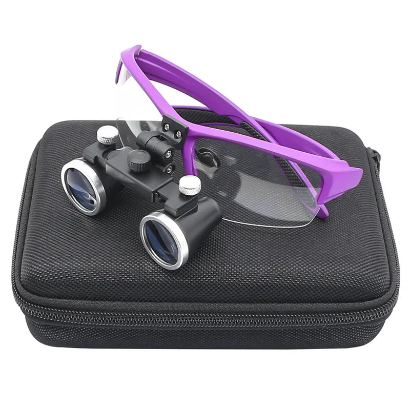 Dentistry Binocular Magnifier 2.5X 3.5X Ultra-lightweight Optical Loupes 320-420mm Magnifying Glass for Dental Surgery