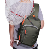 Fly Fishing Sling Pack Fishing Crossbody Sling Tackle Storage Bag Fishing Gear Shoulder Backpack