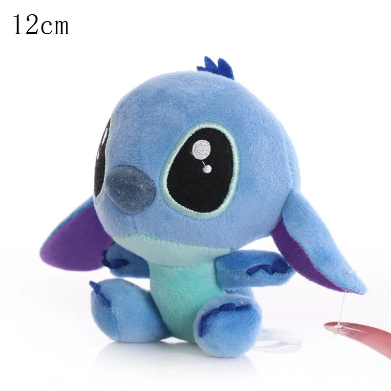 Wholesale 40pcs/lot 10cm cartoon anime Lilo Stitch Empty Plush Toys cute Stitch Unstuffed Doll keychain Skin only no Filling