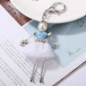 YLWHJJ brand Doll Handmade Cute charm keychain for Women Car Pendant Girls fashion Jewelry Bag key chains Accessories key ring