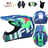 Send 3 pieces gift motorcycle helmet children off-road helmet bike downhill AM DH cross helmet capacete motocross casco