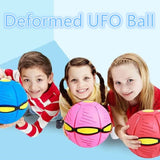 Outdoor Toy Fly Ball LED Beach Garden Game Throw Disc Ball Toy Kid Fancy Soft Novelty Toy multiple colour Flat Throw Disc Ball