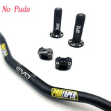 Handlebar For PRO Taper Pack Bar 1-1/8" Handle bar Pads Grips Pit Pro Racing Dirt Pit Bike Motorcycle CNC 28.5mm Adapter