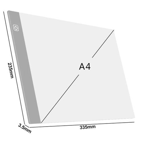 New A3/A4/A5 Three Level Dimmable Led Light Pad Drawing Board Pad Tracing Light Box Eye Protection Easier for Diamond Painting