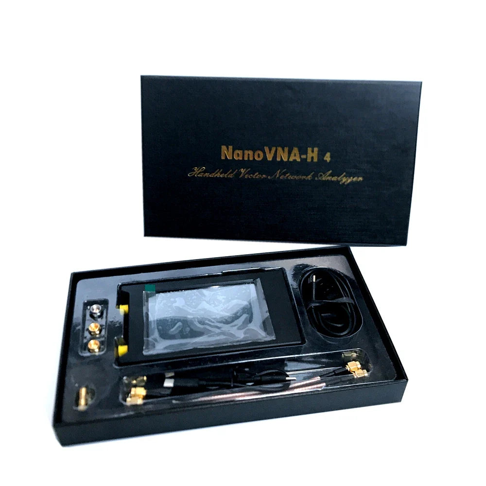 Original Hugen NanoVNA-H4 4.0" display 4.2 version 1950mAh battery Vector Network Analyzer HF VHF UHF Antenna Analyzer